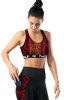 FeelJ biustonosz sportowy python red